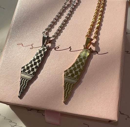 Gold Palestine Strength Necklace (50cm)