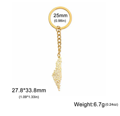 Gold Calligraphy Keyholder
