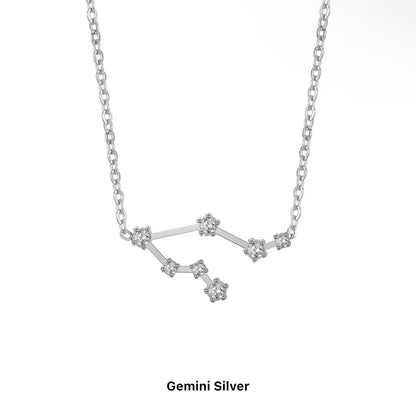Silver Constellation Necklace (S.Steel)