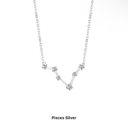 Silver Constellation Necklace (S.Steel)