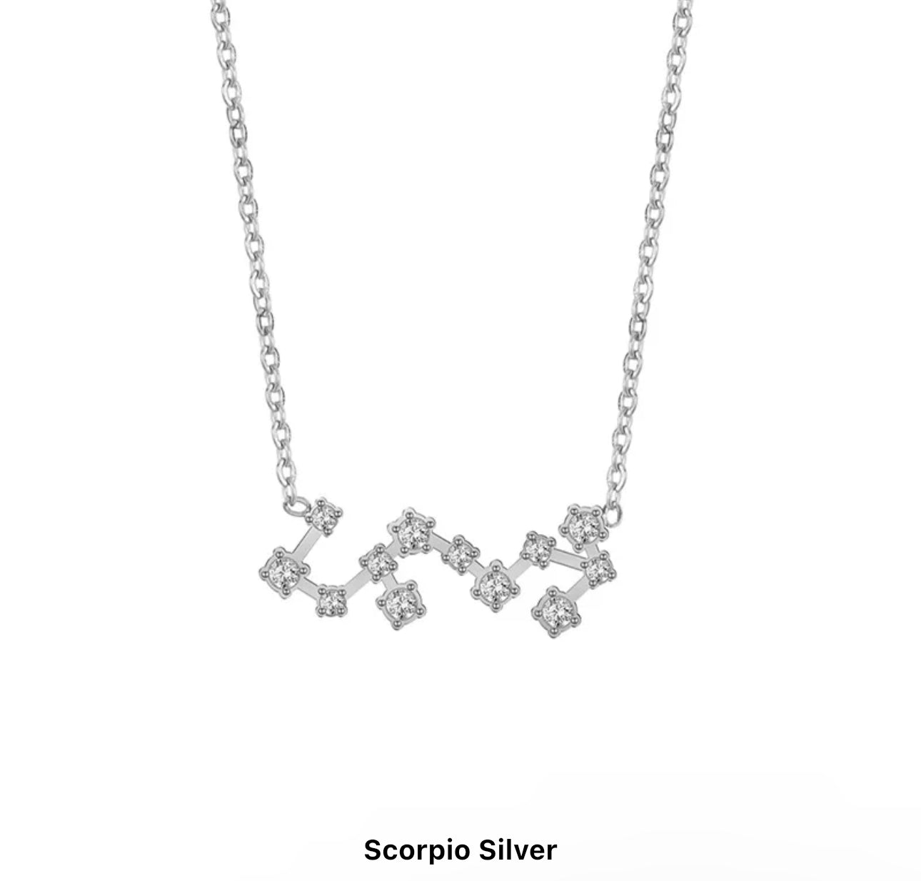 Silver Constellation Necklace (S.Steel)
