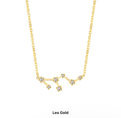 Gold Constellation Necklace (S. Steel)