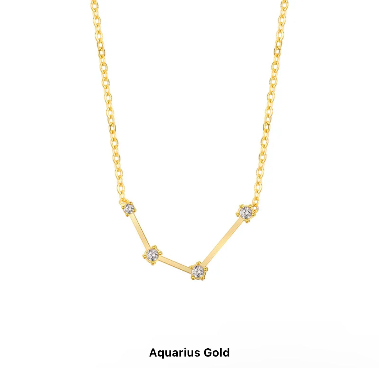 Gold Constellation Necklace (S. Steel)