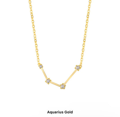 Gold Constellation Necklace (S. Steel)