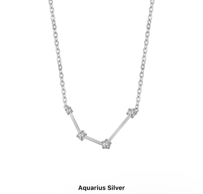 Silver Constellation Necklace (S.Steel)