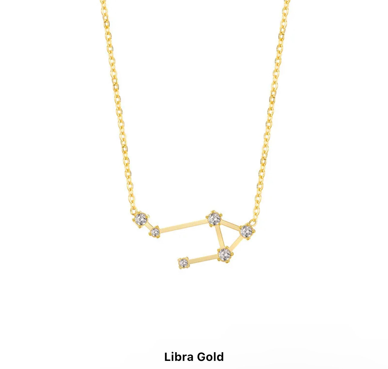 Gold Constellation Necklace (S. Steel)