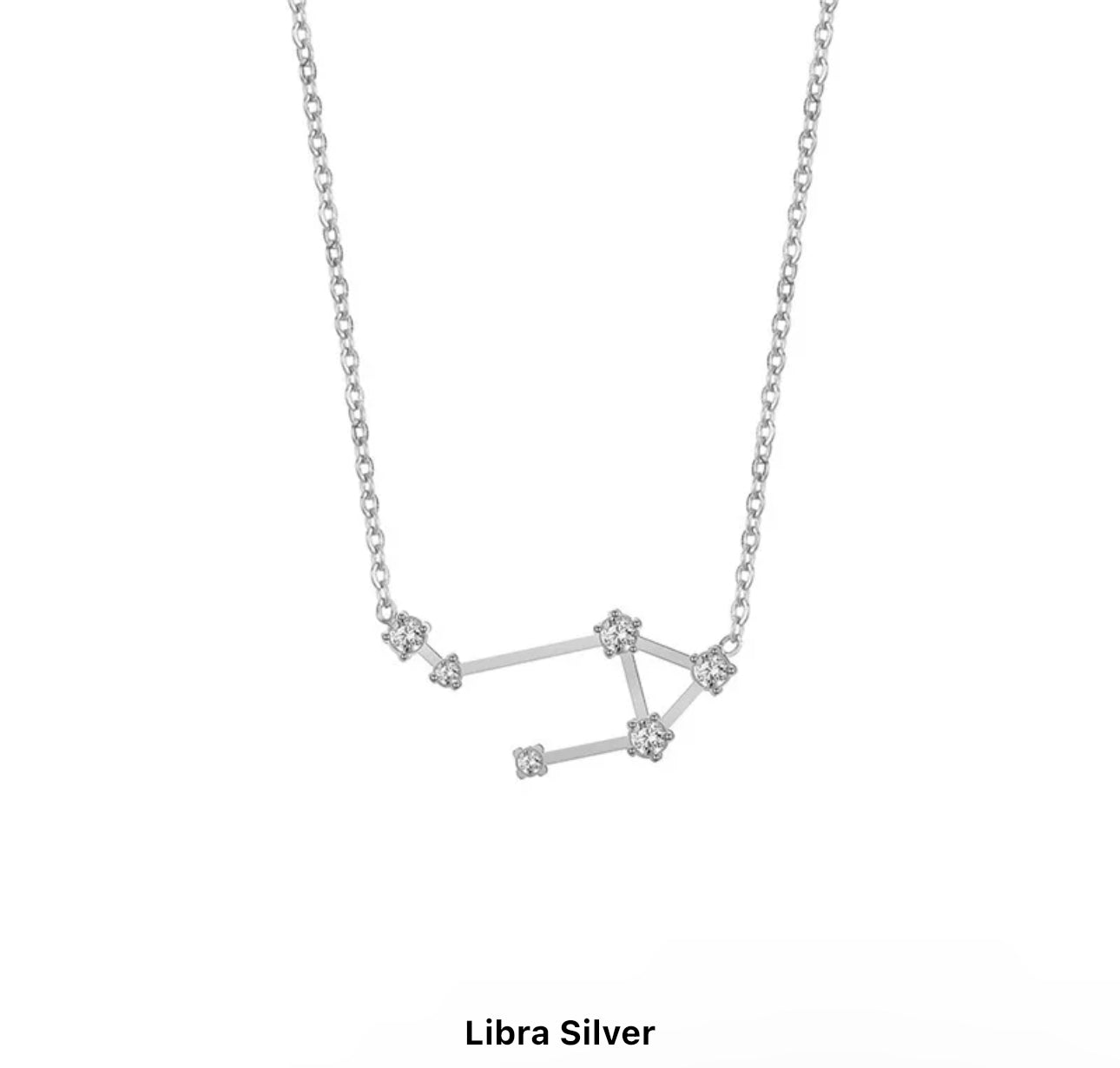 Silver Constellation Necklace (S.Steel)
