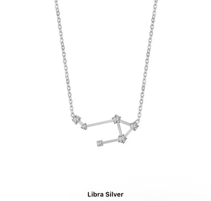 Silver Constellation Necklace (S.Steel)
