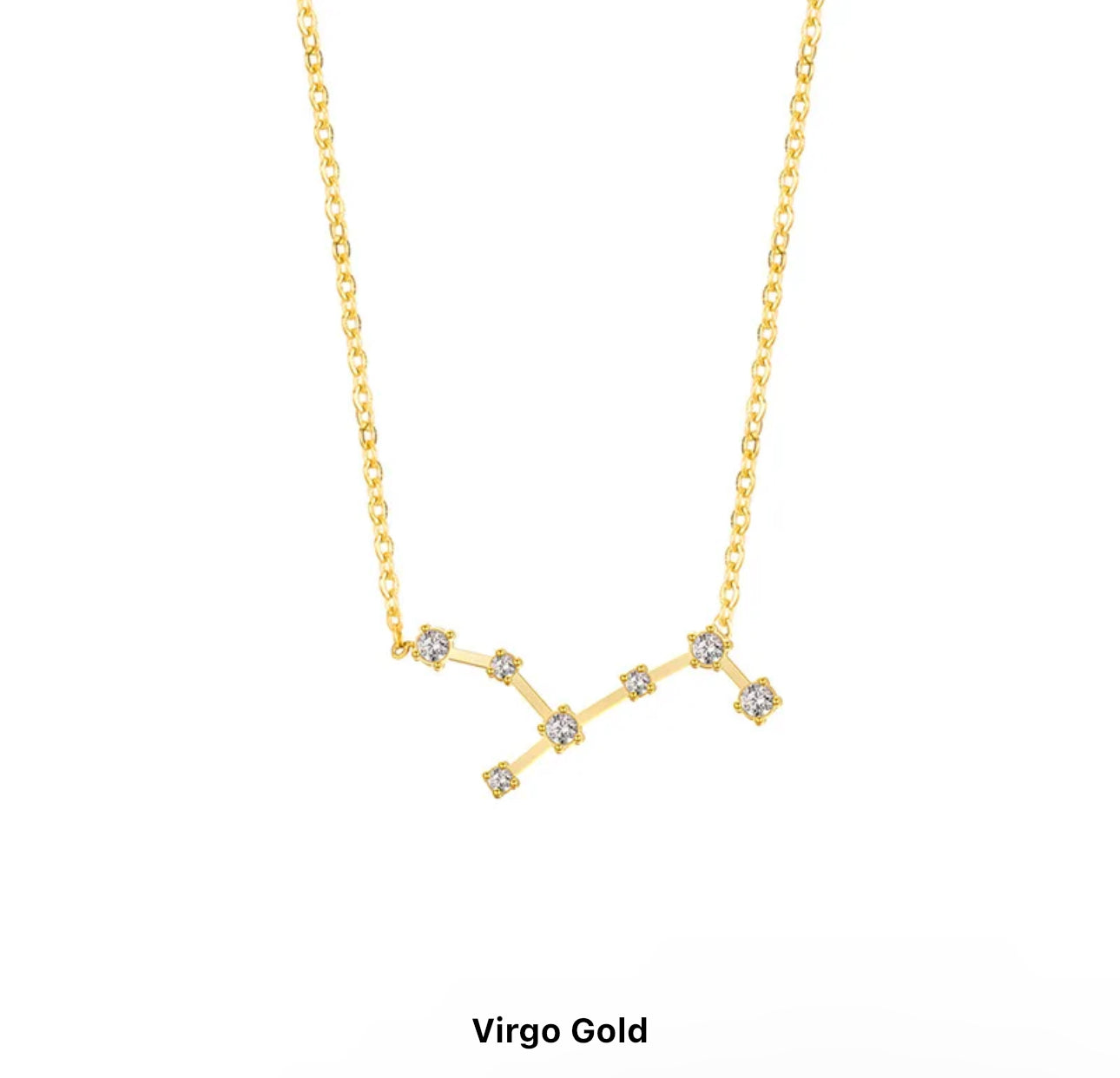 Gold Constellation Necklace (S. Steel)