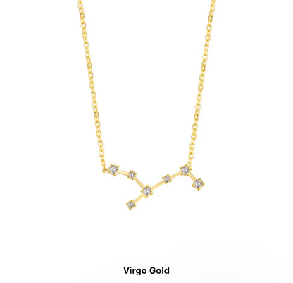 Gold Constellation Necklace (S. Steel)