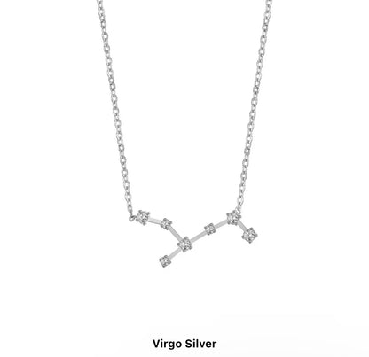 Silver Constellation Necklace (S.Steel)