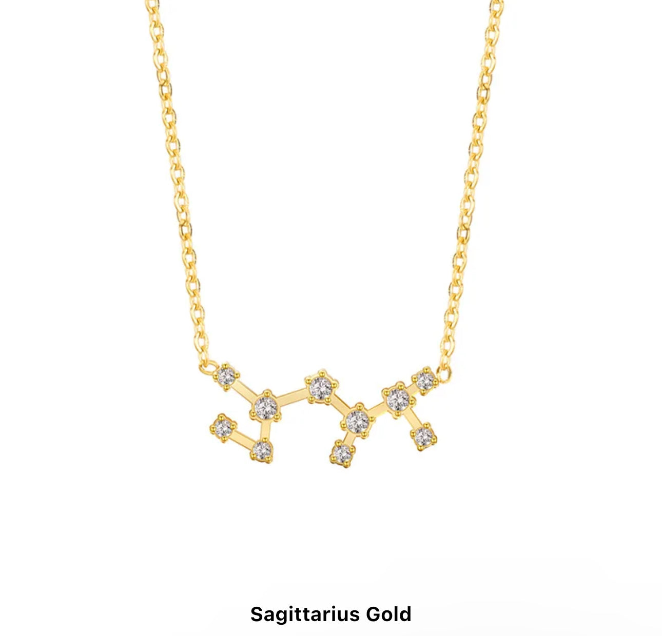 Gold Constellation Necklace (S. Steel)
