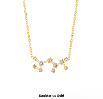 Gold Constellation Necklace (S. Steel)
