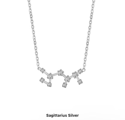 Silver Constellation Necklace (S.Steel)