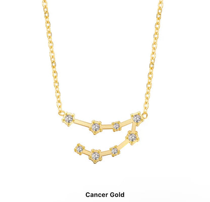 Gold Constellation Necklace (S. Steel)