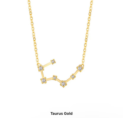 Gold Constellation Necklace (S. Steel)