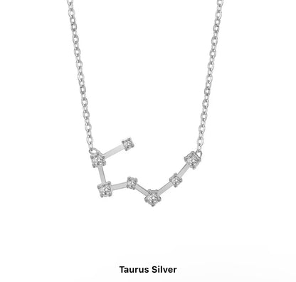 Silver Constellation Necklace (S.Steel)