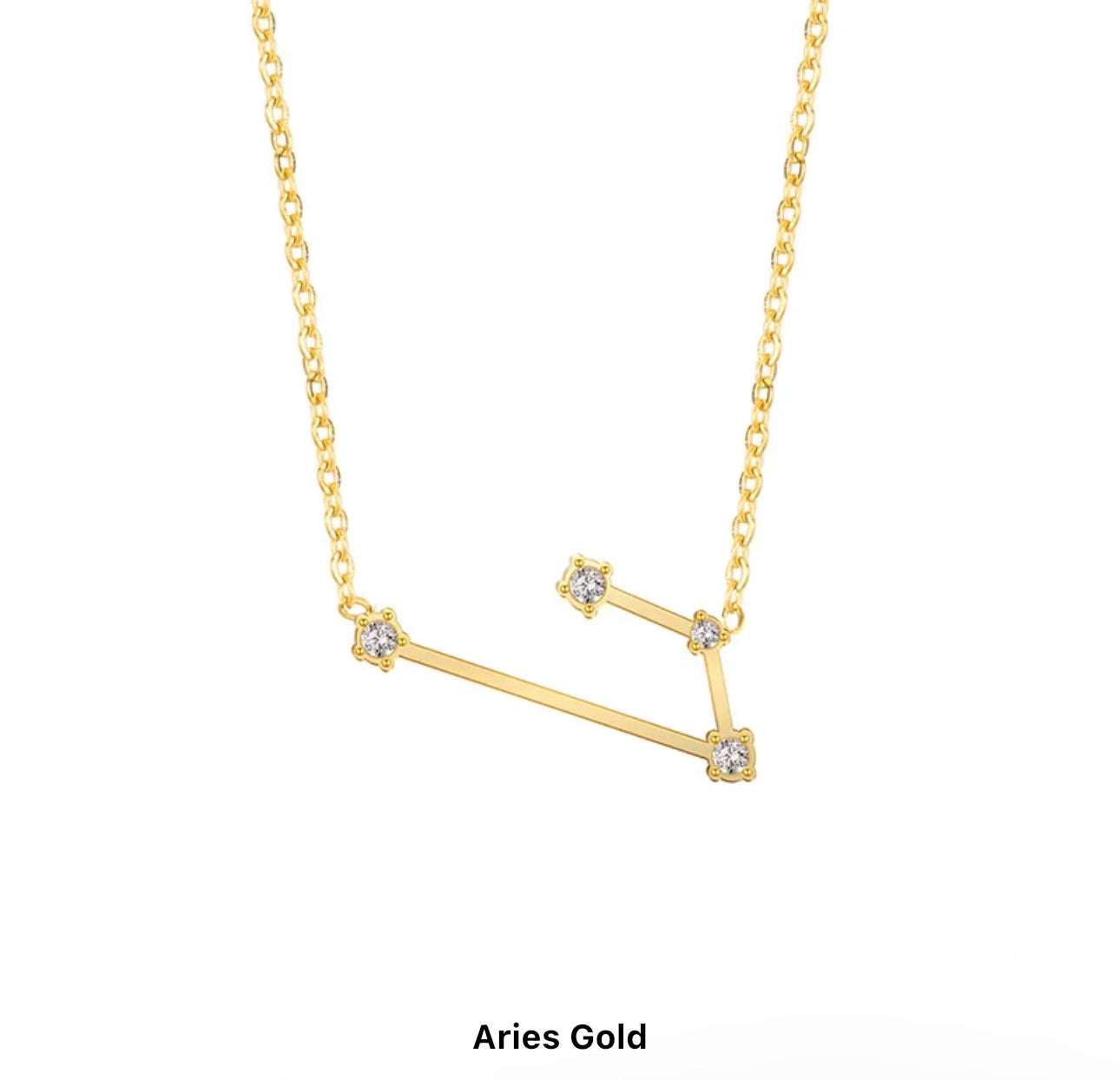 Gold Constellation Necklace (S. Steel)