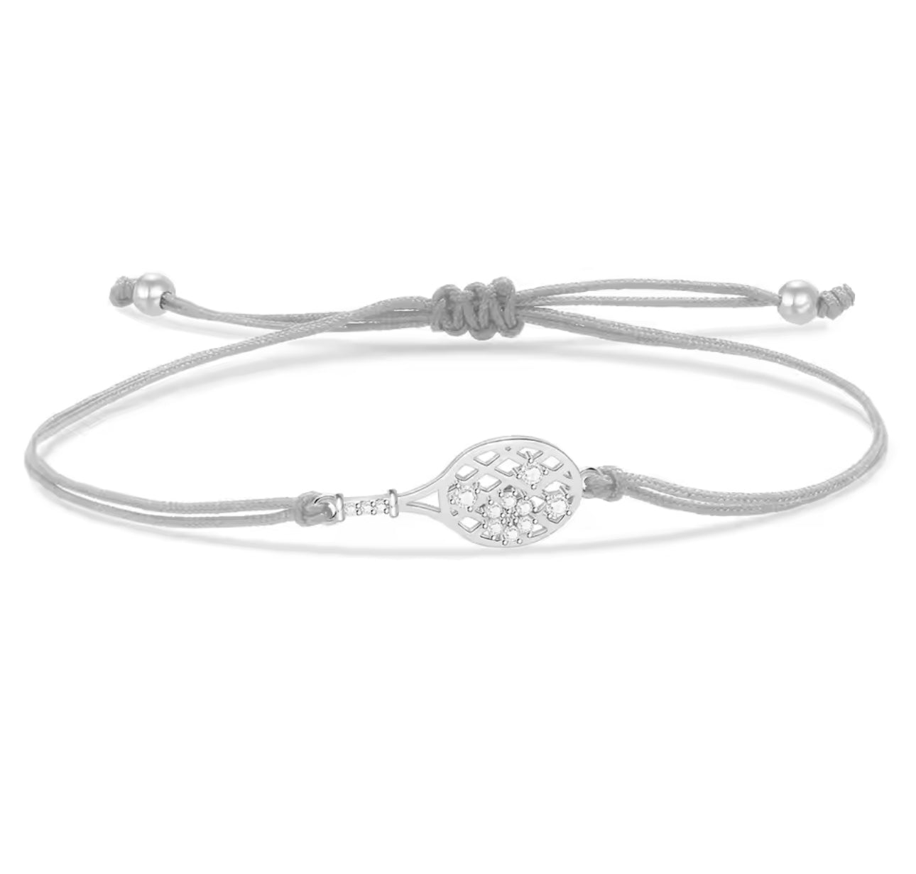 Grey & Silver Galaxy Tennis String Bracelet