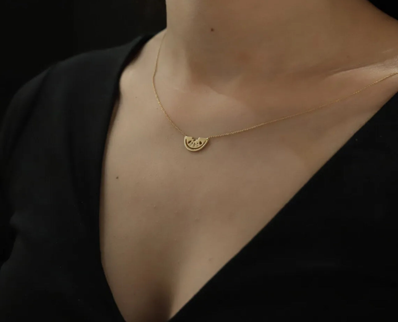 Watermelon Love Necklace (Gold, Silver, Rose)