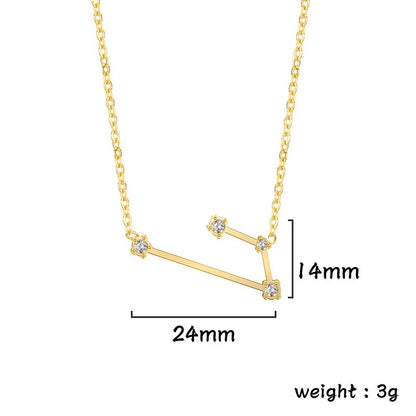Gold Constellation Necklace (S. Steel)