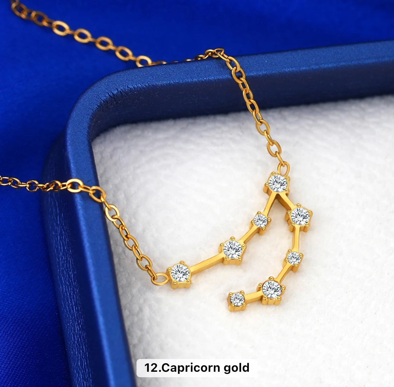 Gold Constellation Necklace (S. Steel)