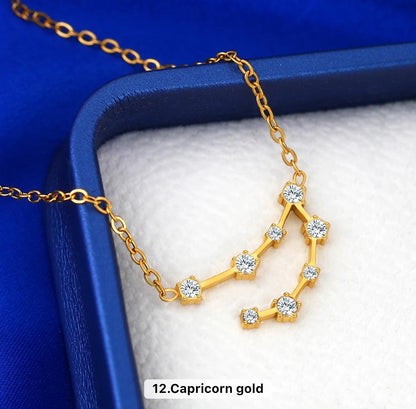 Gold Constellation Necklace (S. Steel)
