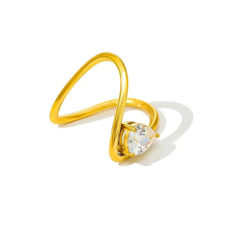 The Goldy Trio Stack Ring Set