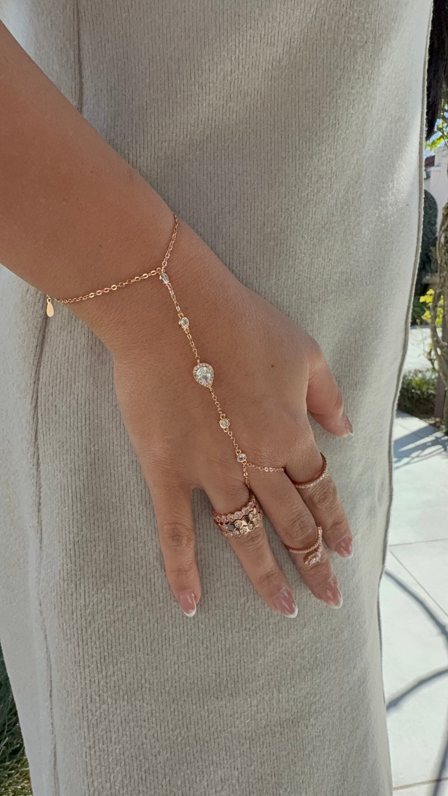 Ayanda Hand Chain (Necklace, Ring, Handchain)