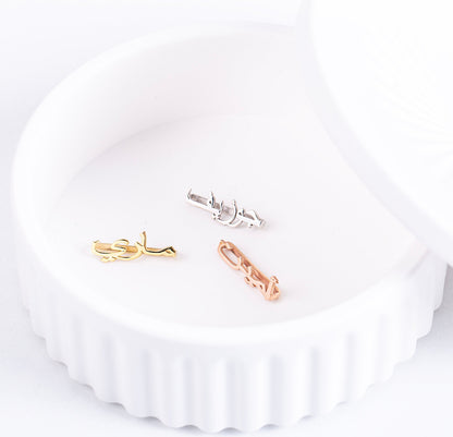 Personalised Classic Arabic Nameplate Apple Watch Slider Clip (Gold, Silver, Rose)