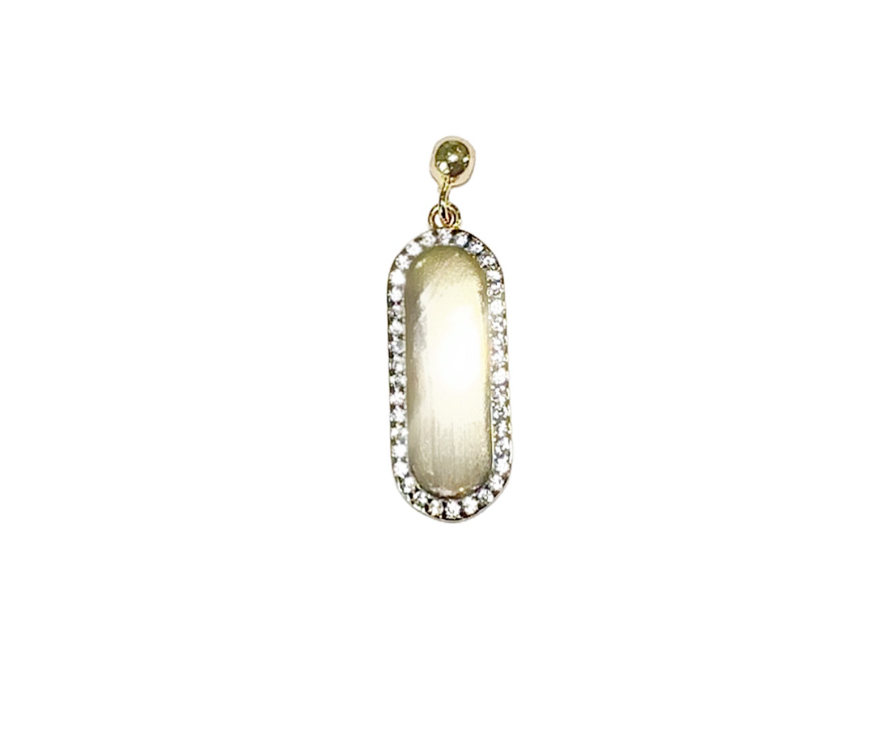 Elite Series Gold Engravable Sparkle Tag (925, Vermeil)