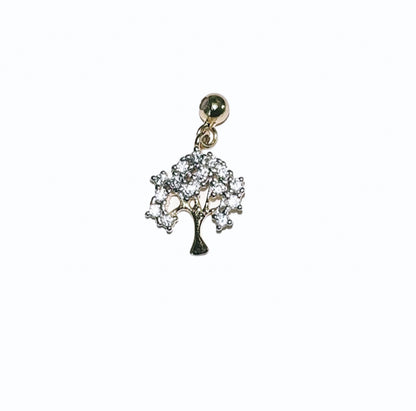 Elite Series Gold Tree Of Life Sparkle Charm (925, Vermeil)