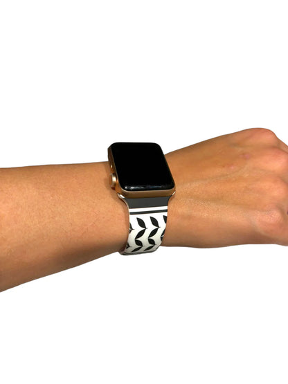 White & Black Freedom Palestine Watch Strap (42/44/45/46/49)