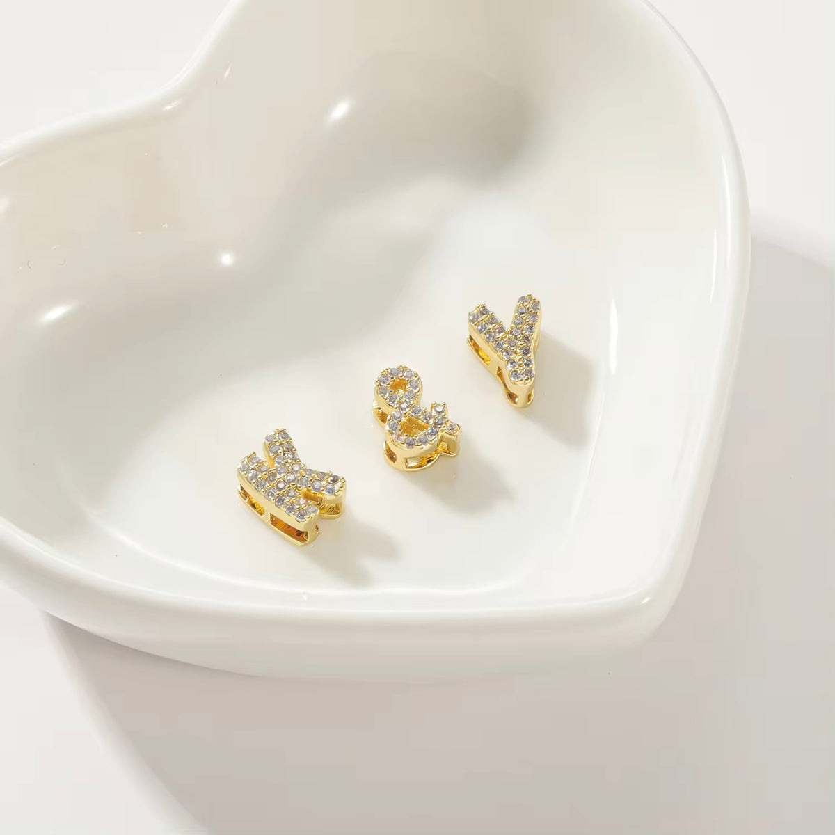 Gold Reversible Icy Bubble Initial Necklace (Single or Name)