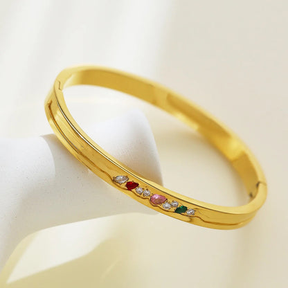 Gold Candylicious Bangle (Stainless Steel)