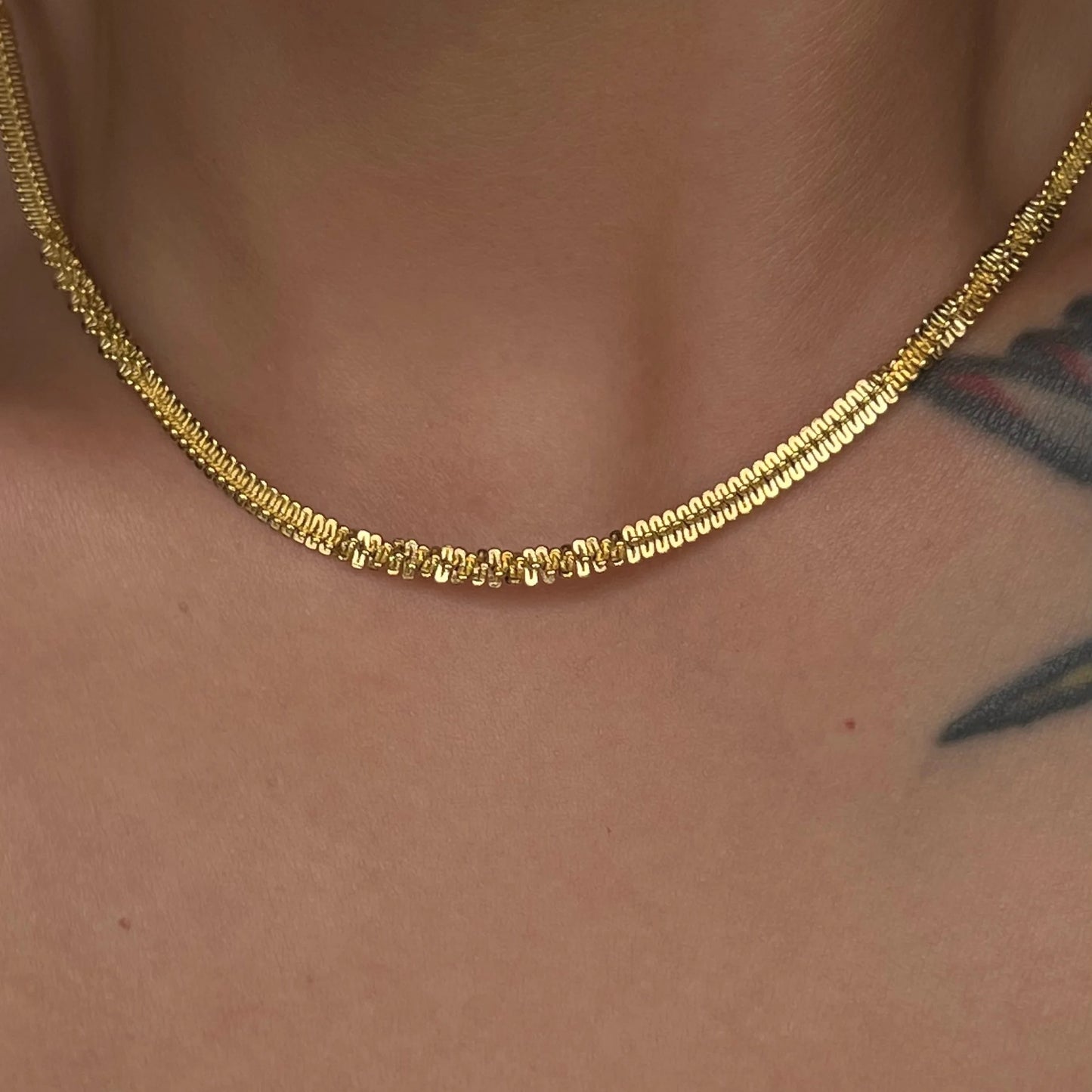 Gold Glitz Necklace
