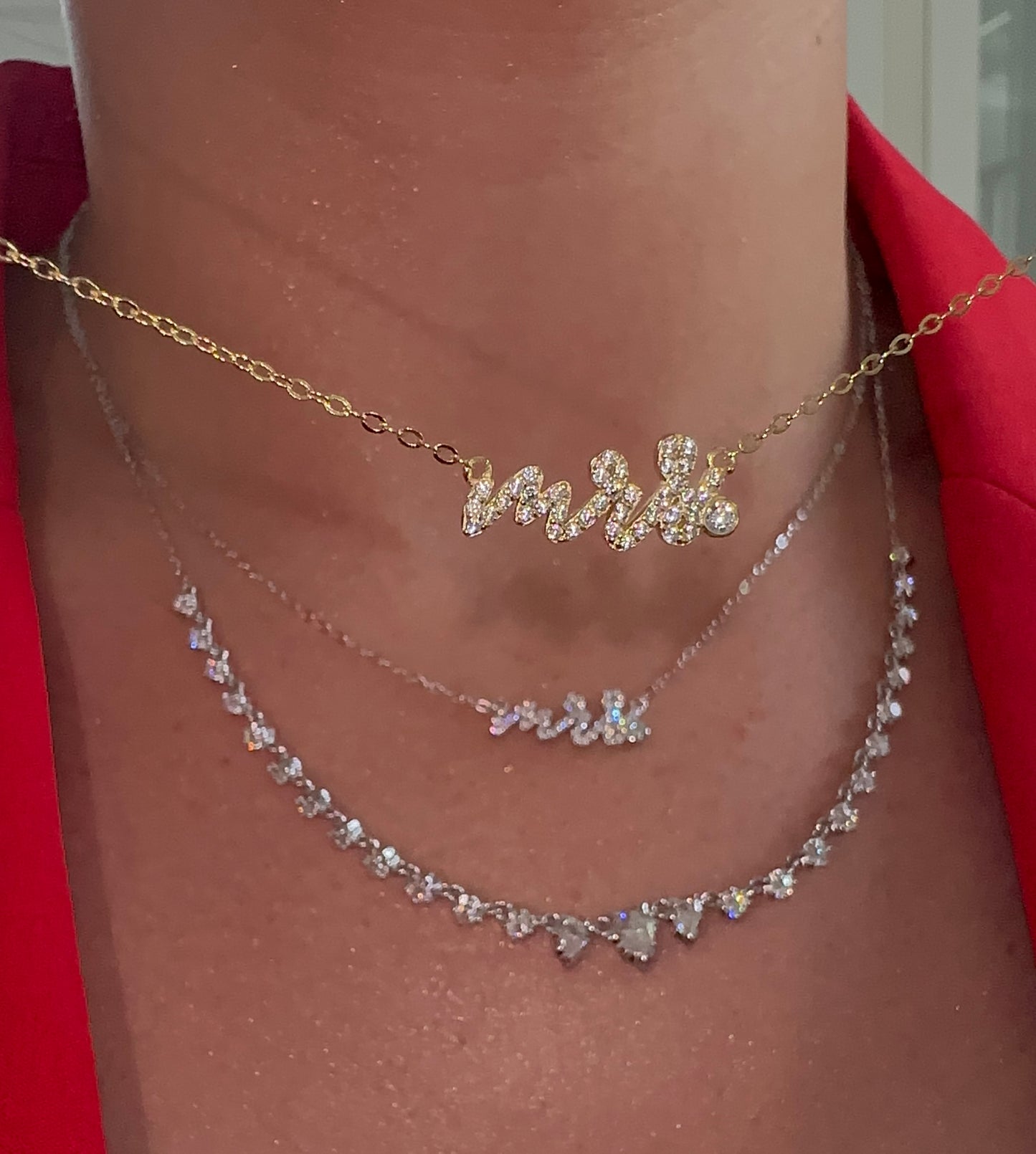 “Mrs” NSCD Necklace (925 18k Vermeil, Gold & Silver)