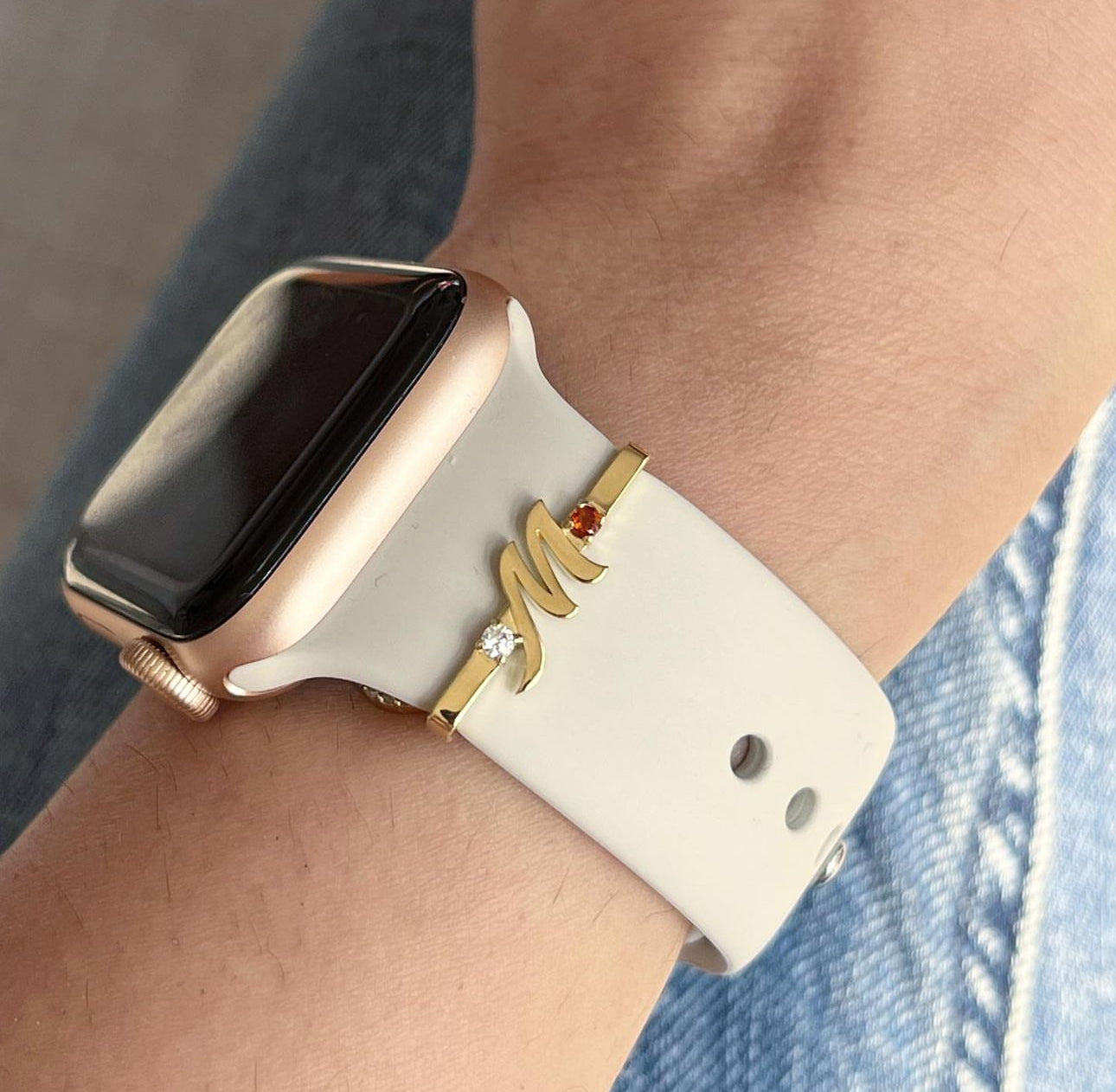Personalised Initial NSCD Birthstone Watch Slider