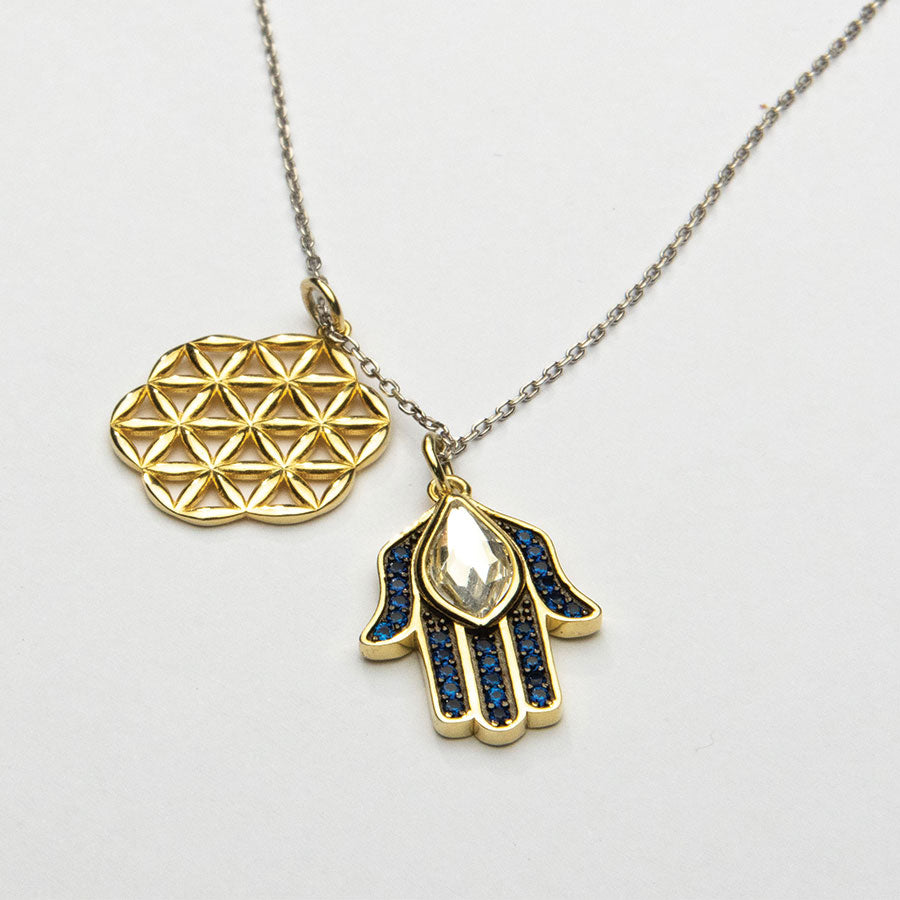 Lunar eclipse necklace