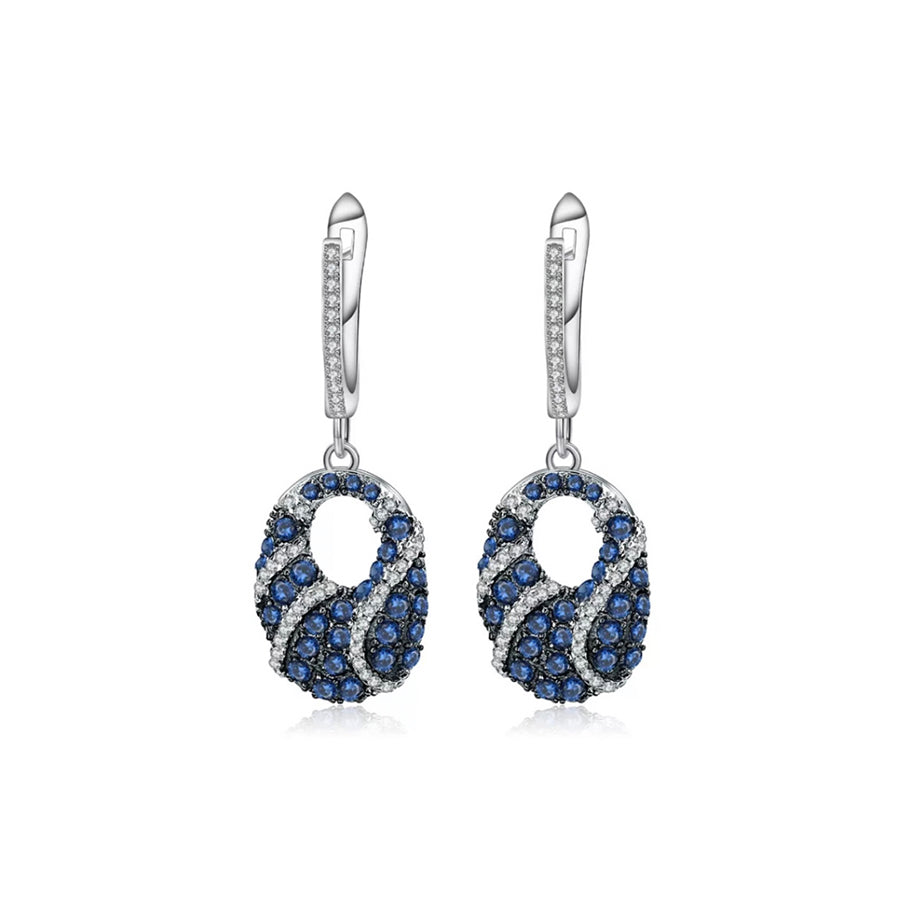 Midnight Sapphire Earring
