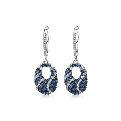Midnight Sapphire Earring
