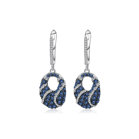 Midnight Sapphire Earring
