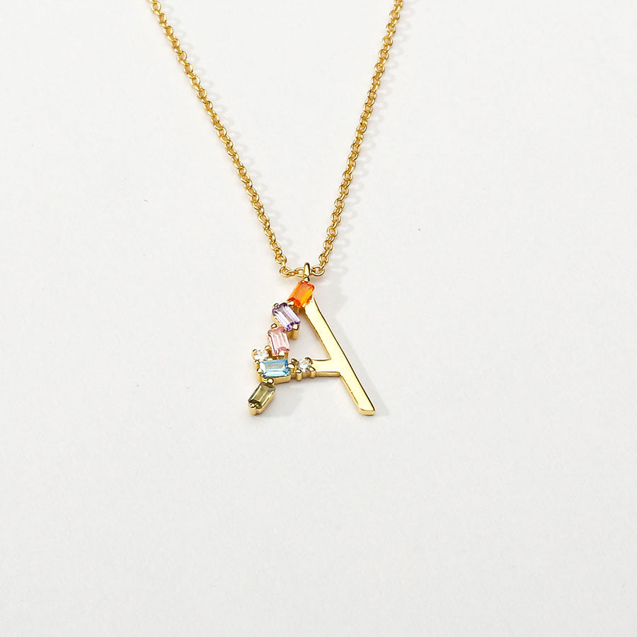 Absolu’ Initial Necklace