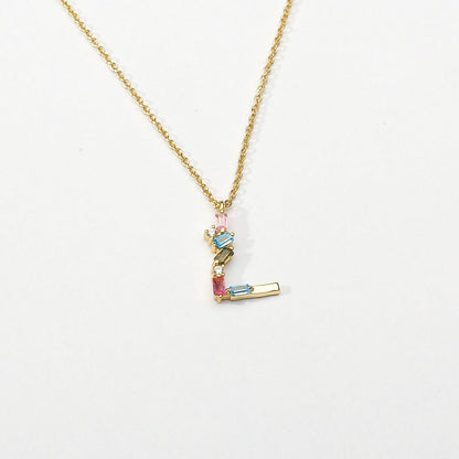 Absolu’ Initial Necklace