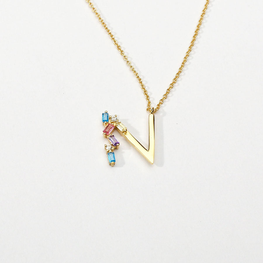 Absolu’ Initial Necklace