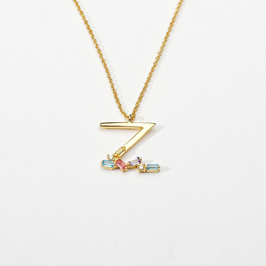 Absolu’ Initial Necklace
