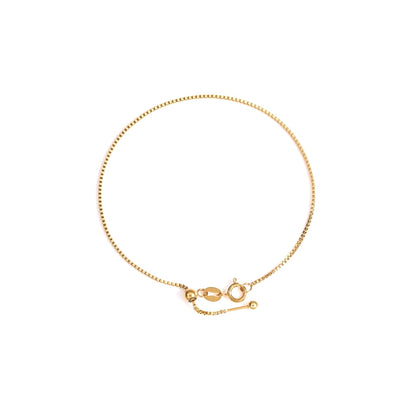 Elite Series Gold Box Chain Bracelet