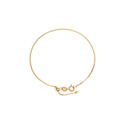 Elite Series Gold Box Chain Bracelet