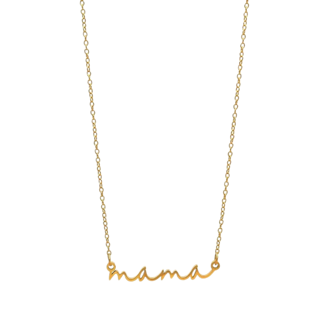 Mama Script Necklace (Small & Large)