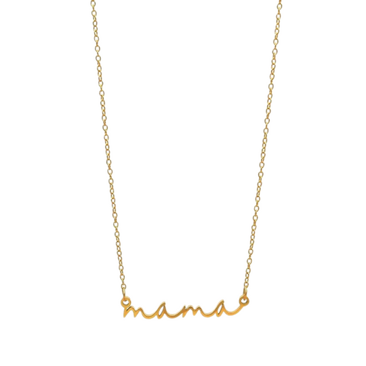 Mama Script Necklace (Small & Large)